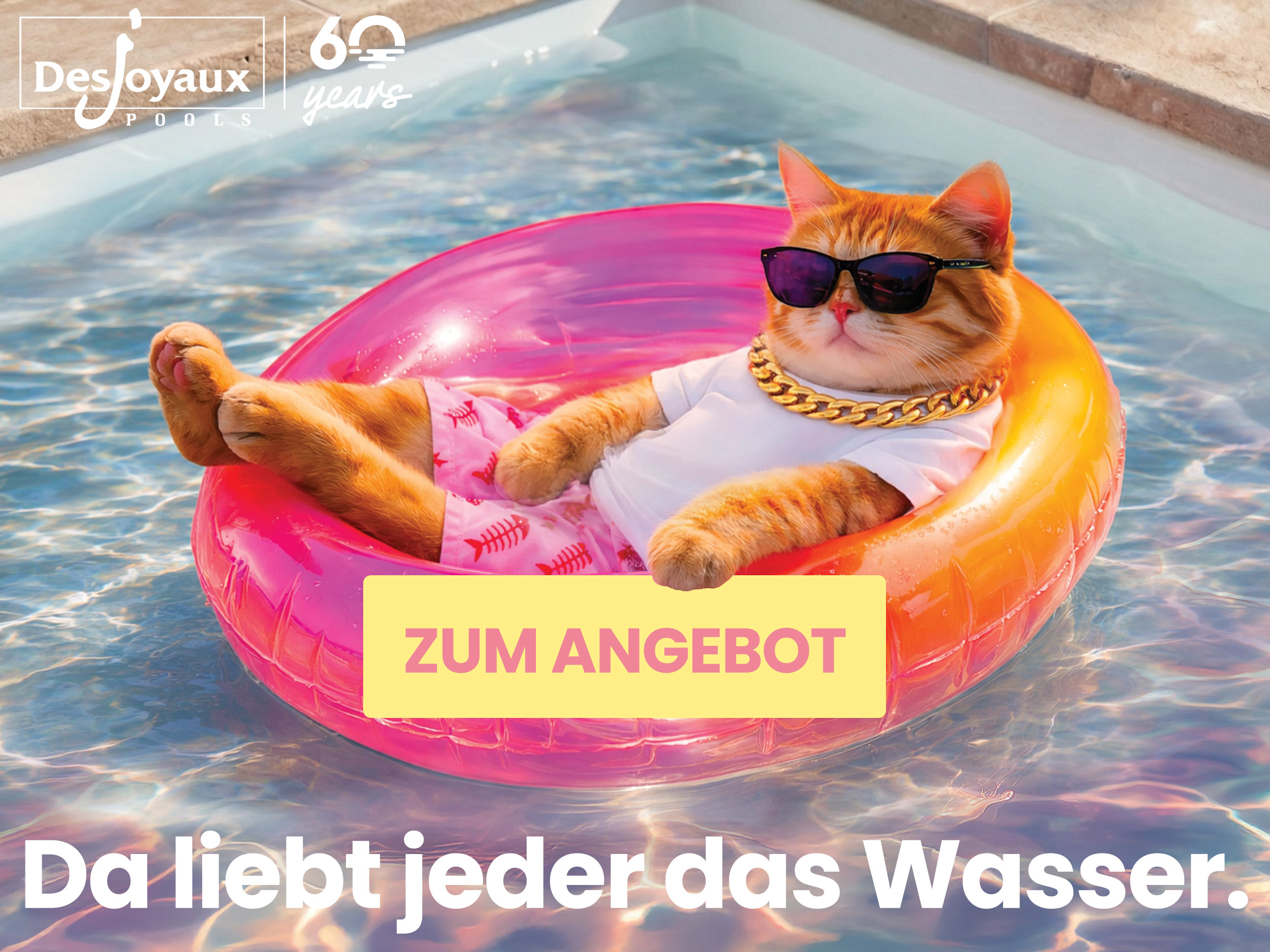 Pool Aktion Desjoyaux 60 Jahre